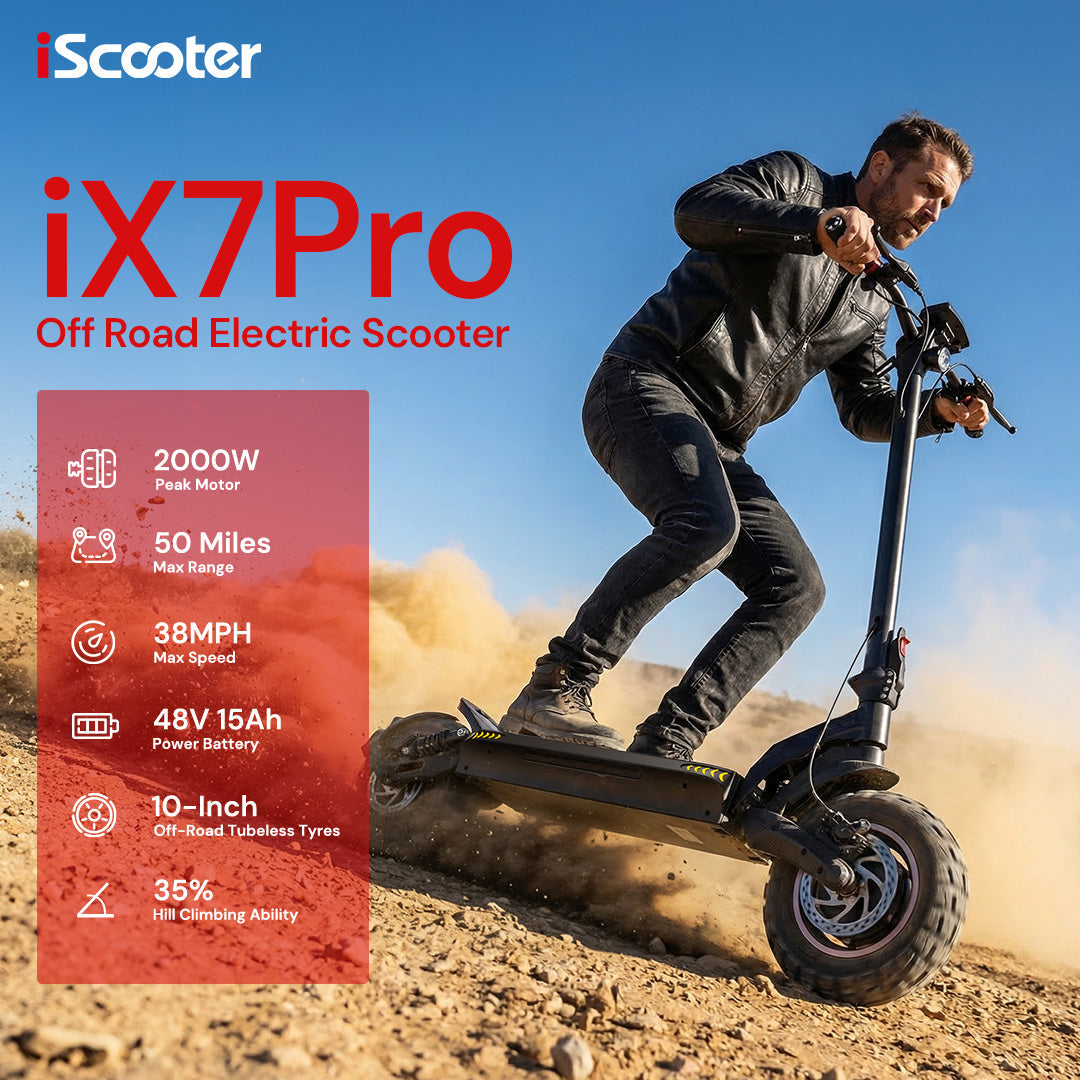 iScooter iX7 Pro Dual Motor Electric Scooter