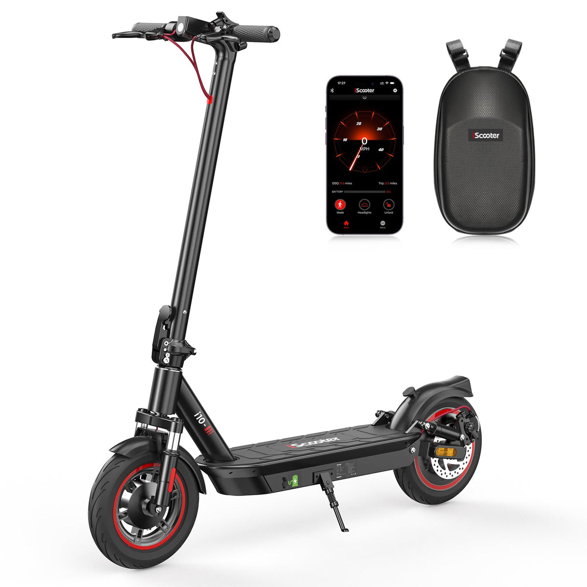 iScooter i10 Commuter Electric Scooter for Adult 650 Motor
