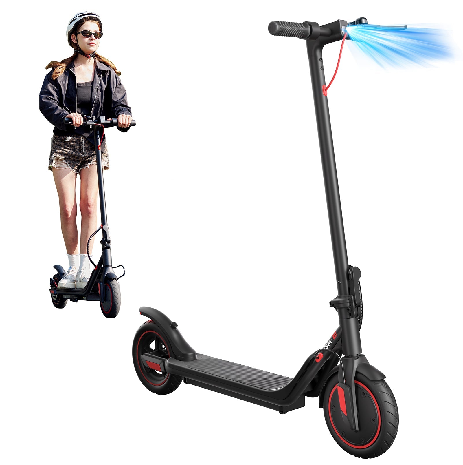 iScooter i8M Electric Scooter 15 Miles Long Range, 19 Mph Top Speed