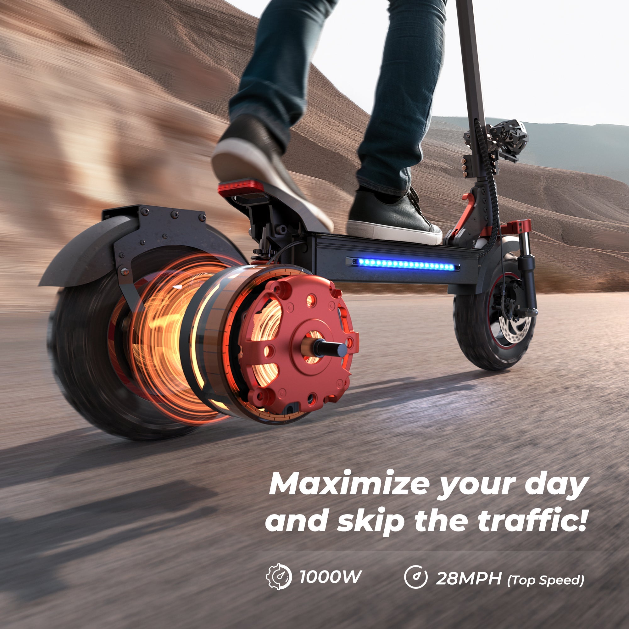iScooter iX5S | Electric Scooter 11" Off-Road Tires