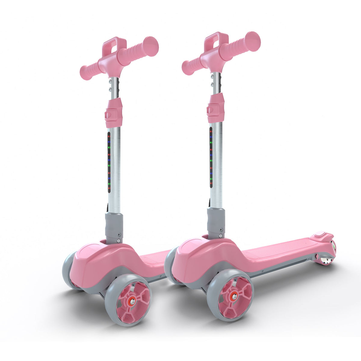 iScooter iK2/iK3 3-Wheel Electric Scooter with Colorful Flashing Wheel