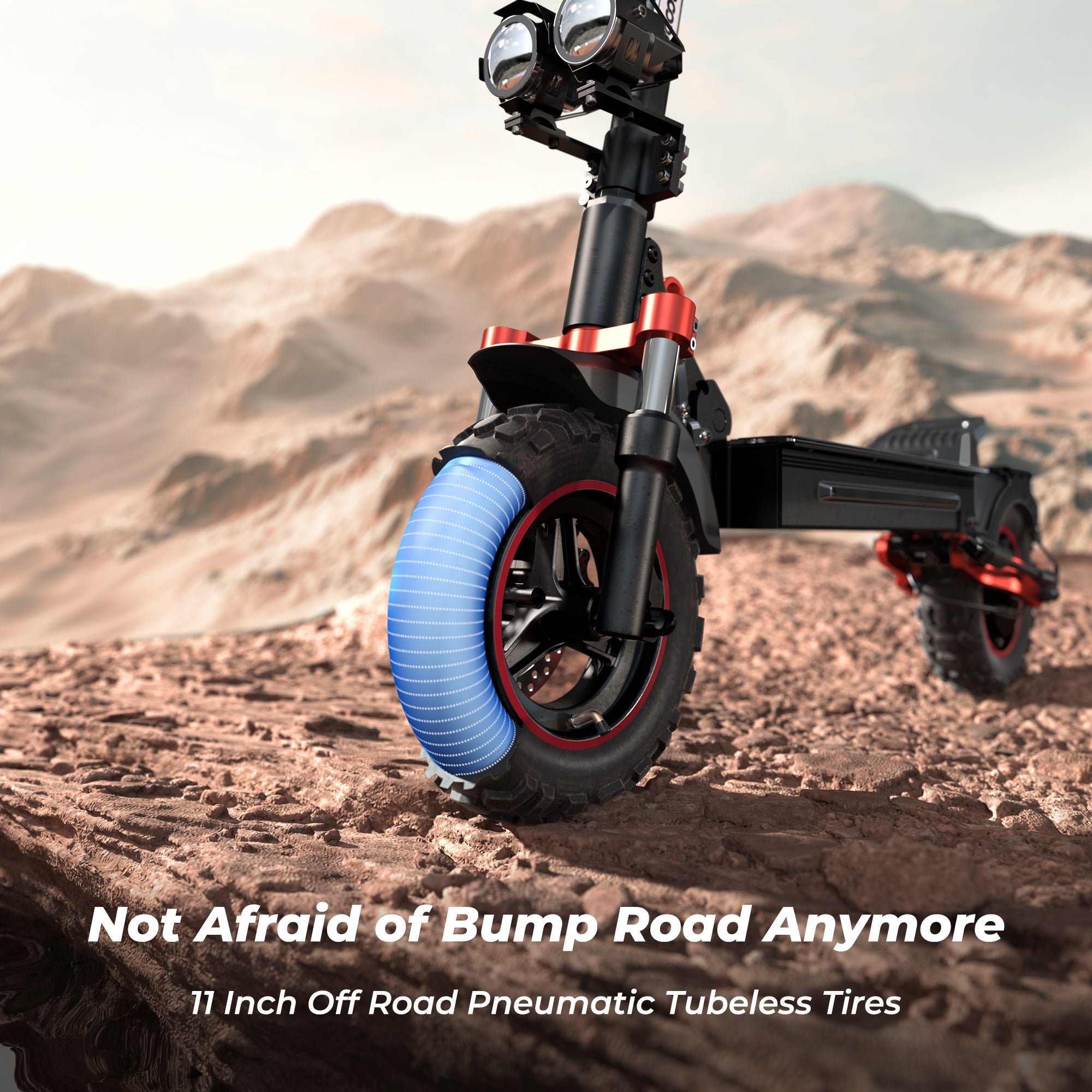 iScooter iX5S | Electric Scooter 11" Off-Road Tires