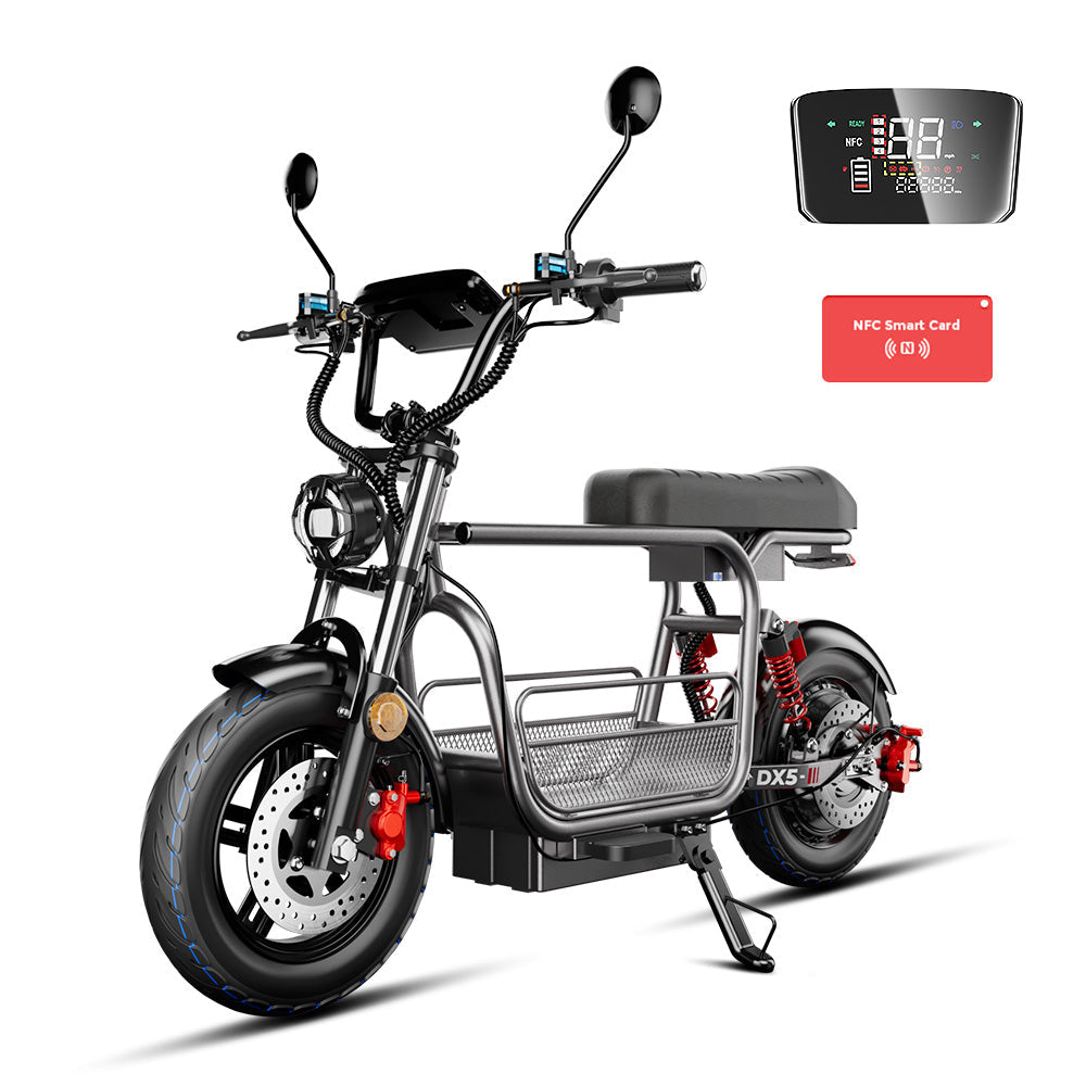 iScooter DX5 1500W Motor Electric Scooter with Seat
