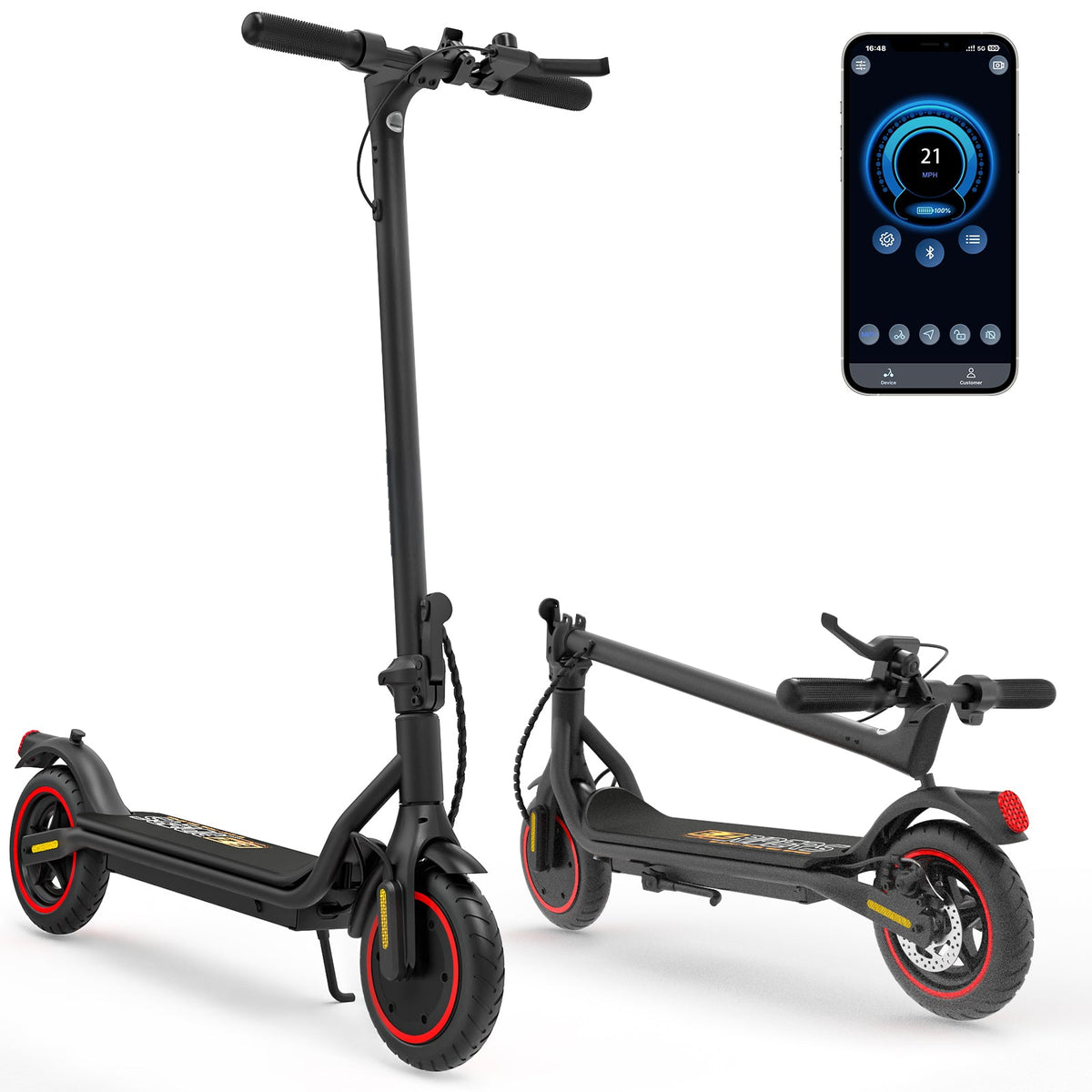 L8 Electric Scooter for Adults 500W Motor 21Mph