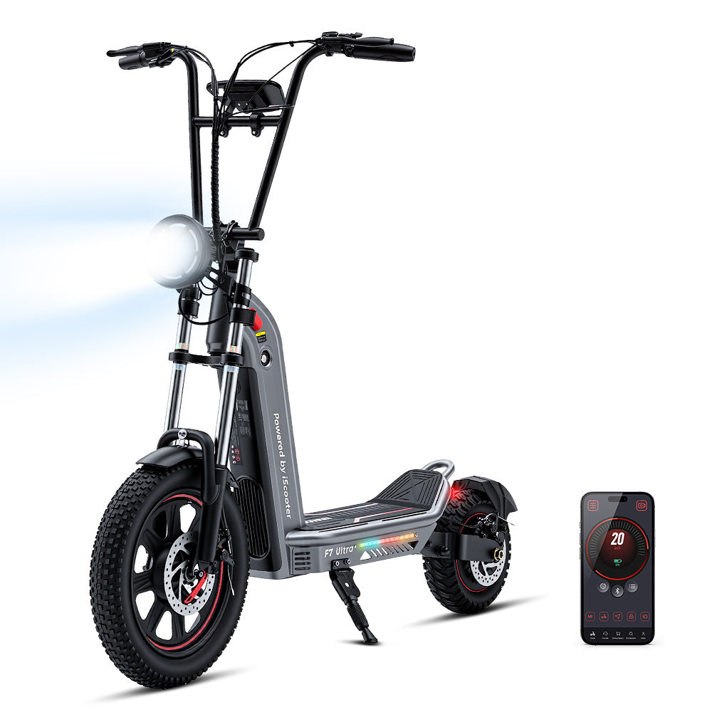 iScooter F7Ultra All-Terrain Electric Scooter with Detachable Battery