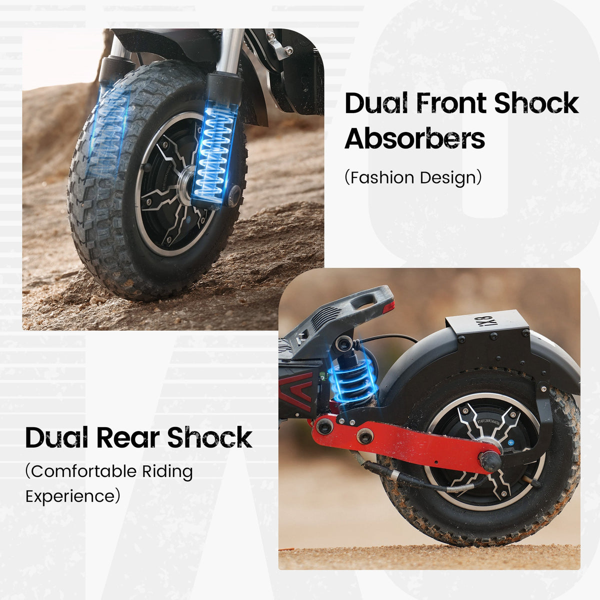 iScooter iX8 | Off-Road Tires Electric Scooter for Adults