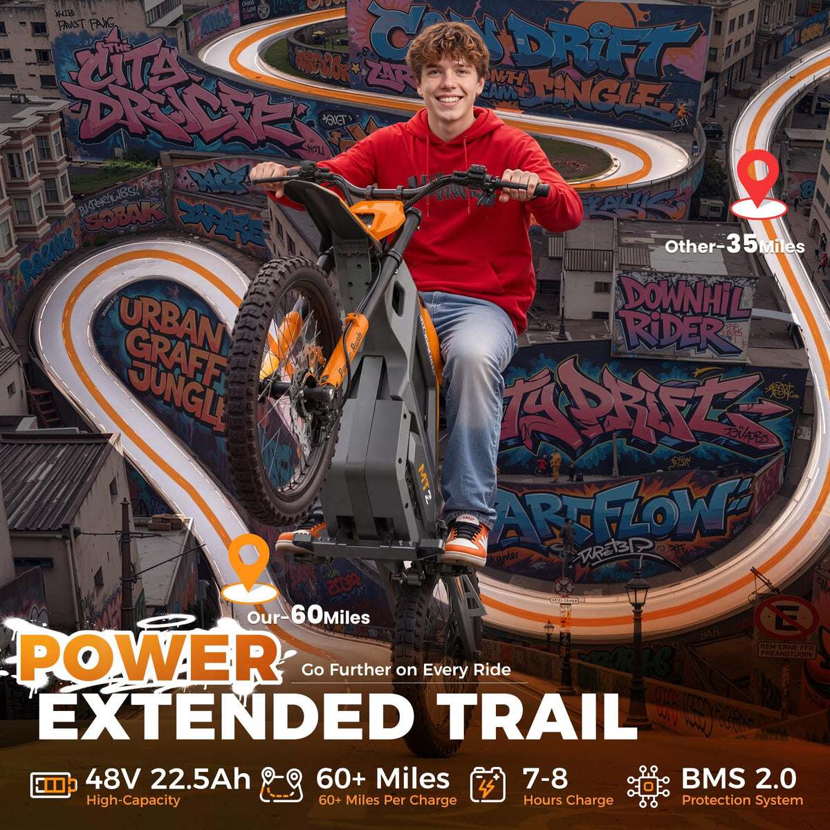 MT2 3000W Motor Electric Dirt Bike