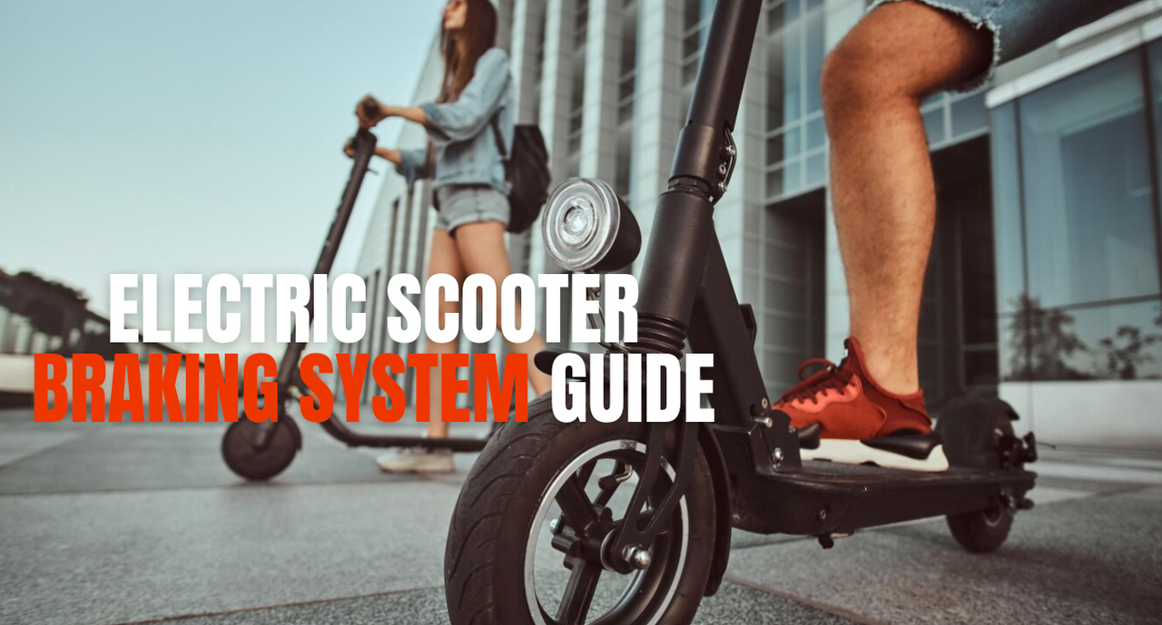 Electric Scooters With Regenerative Braking Systems Reference: Electric Scooter Braking System Guide How To Stop Safely