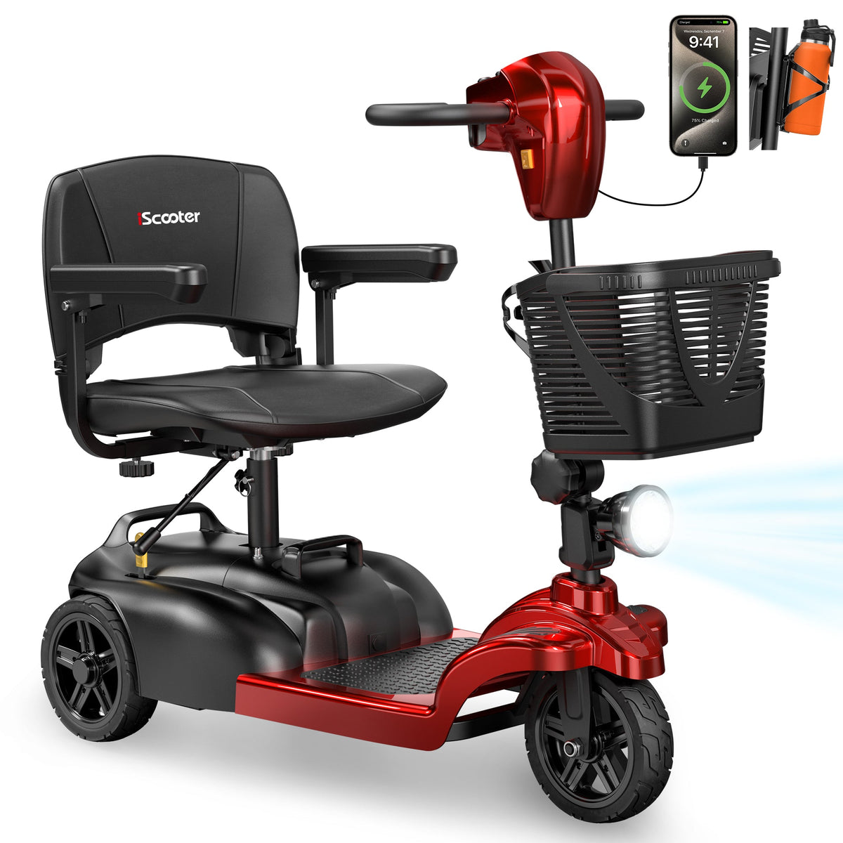 iScooter X01 Mobility Scooter 3 Wheels