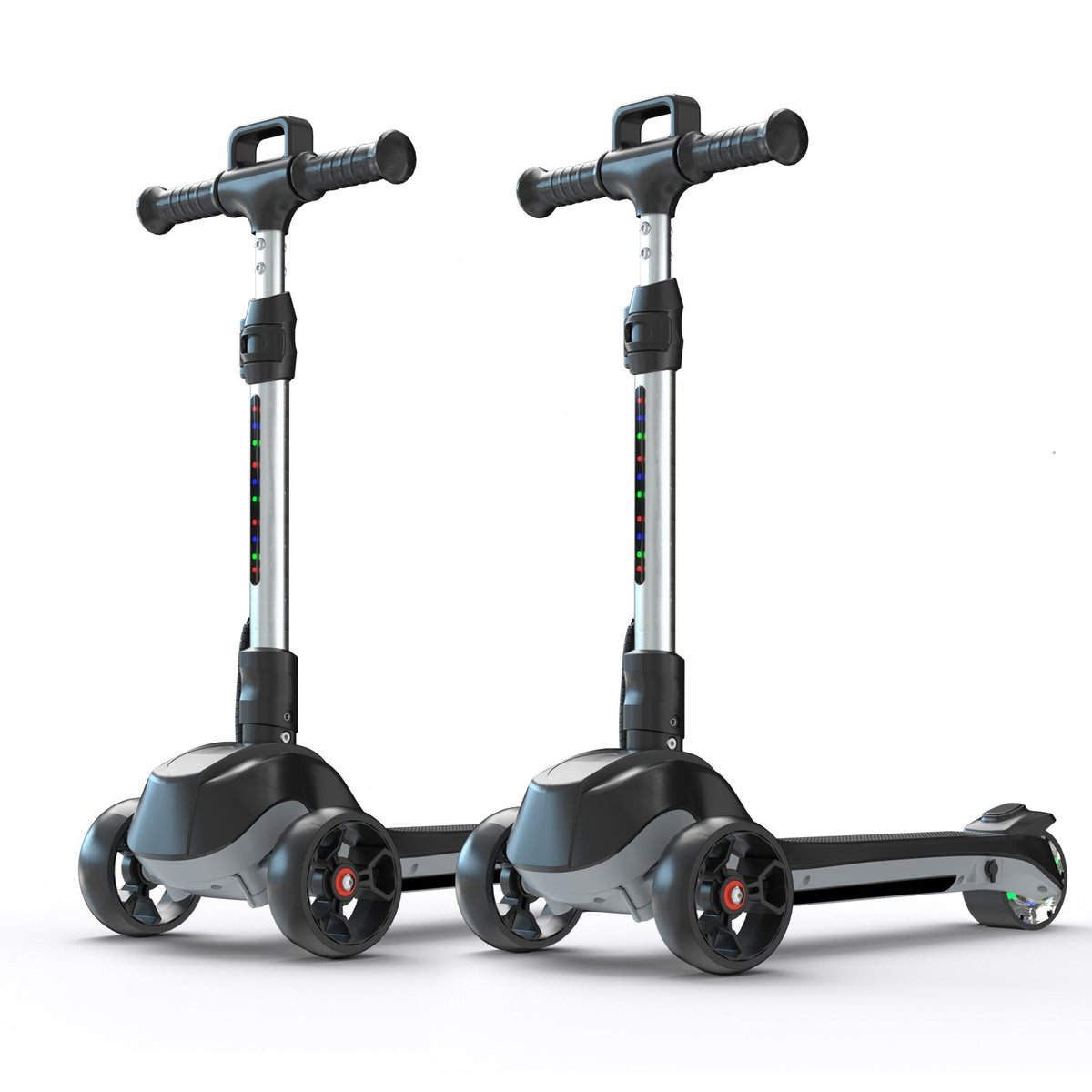 iScooter iK2/iK3 3-Wheel Electric Scooter with Colorful Flashing Wheel