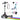 iScooter iK2/iK3 3-Wheel Electric Scooter with Colorful Flashing Wheel