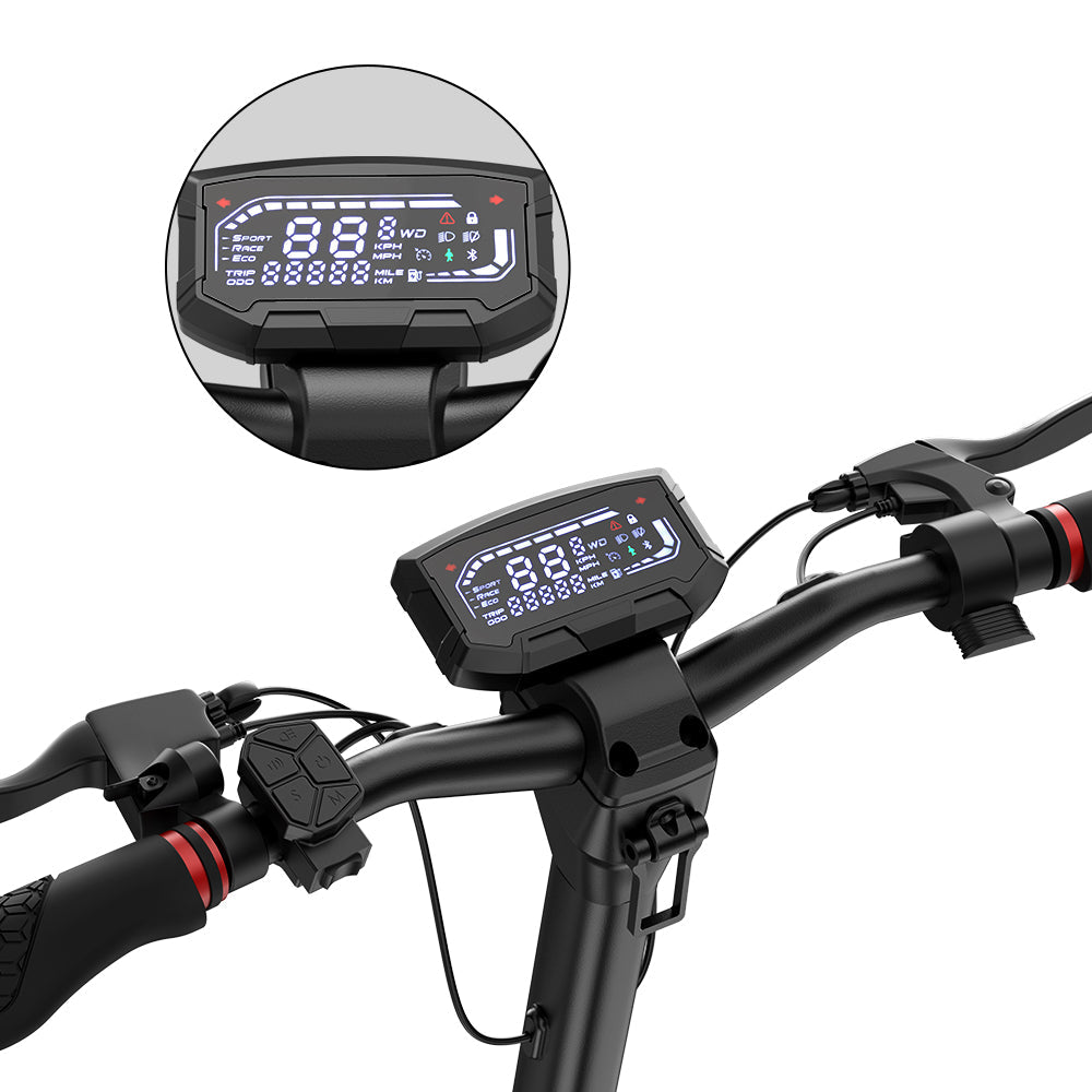iScooter iX7 Pro Dual Motor Electric Scooter, 2000W Motor