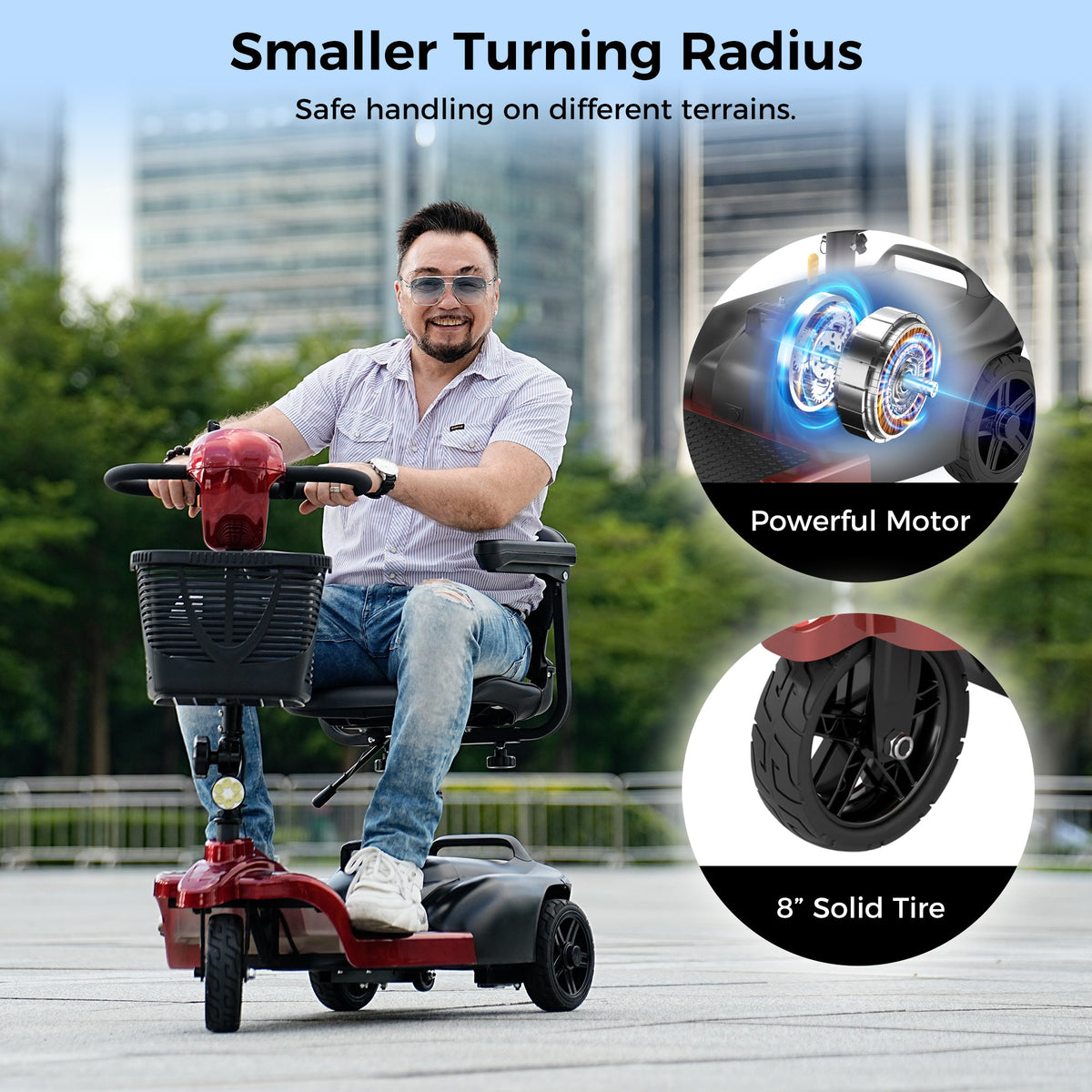 iScooter X01 Mobility Scooter 3 Wheels