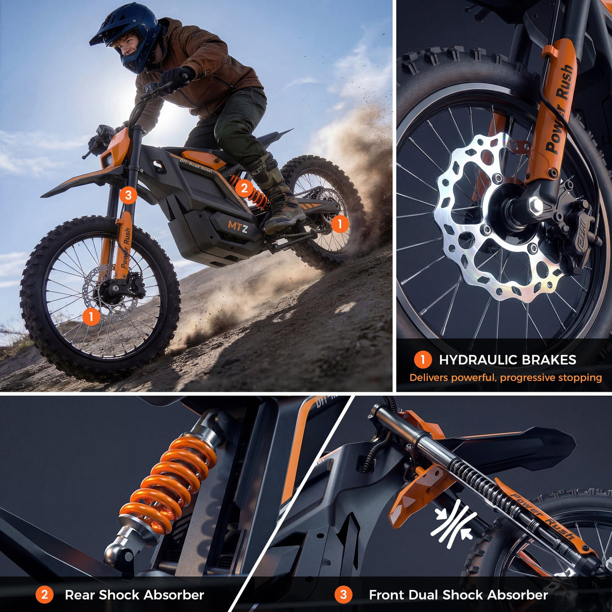 MT2 3000W Motor Electric Dirt Bike