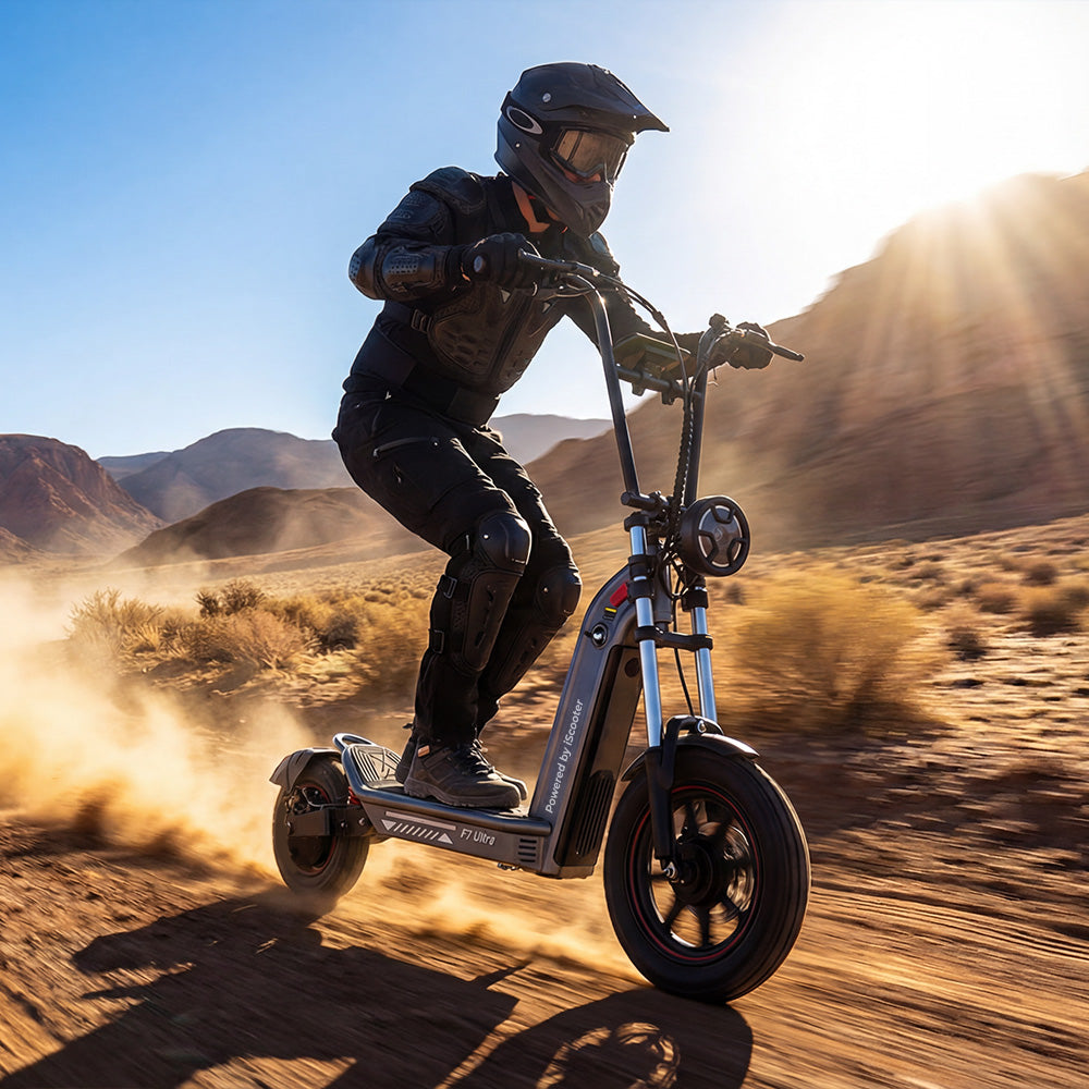 iScooter F7Ultra All-Terrain Electric Scooter with Detachable Battery