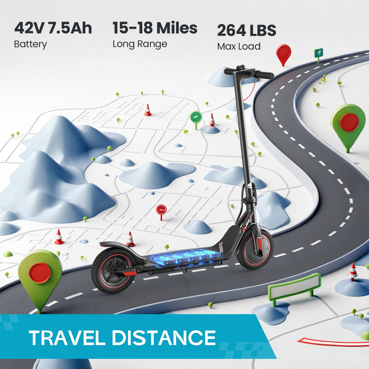 i9M Foldable Commuting Electric Scooter