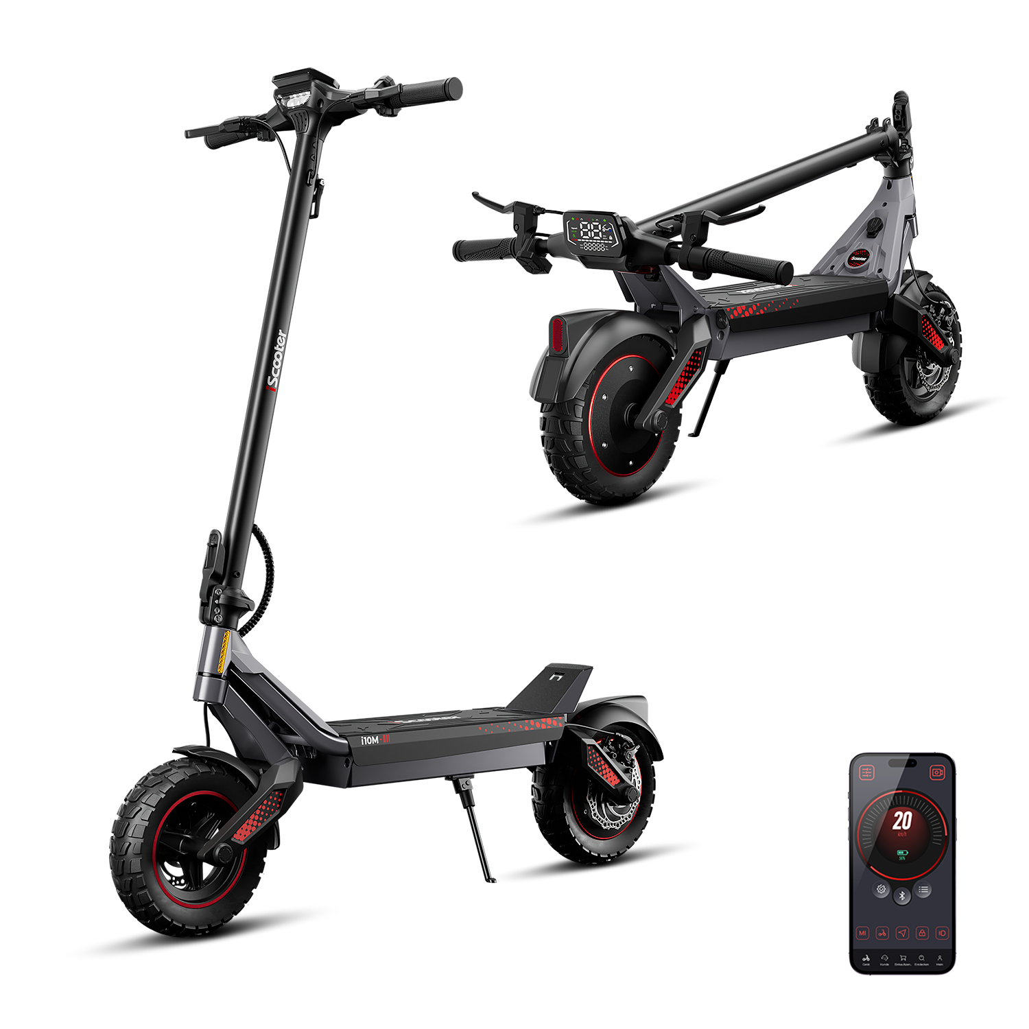 i10M Commuter Electric Scooter 1200W/28MPH