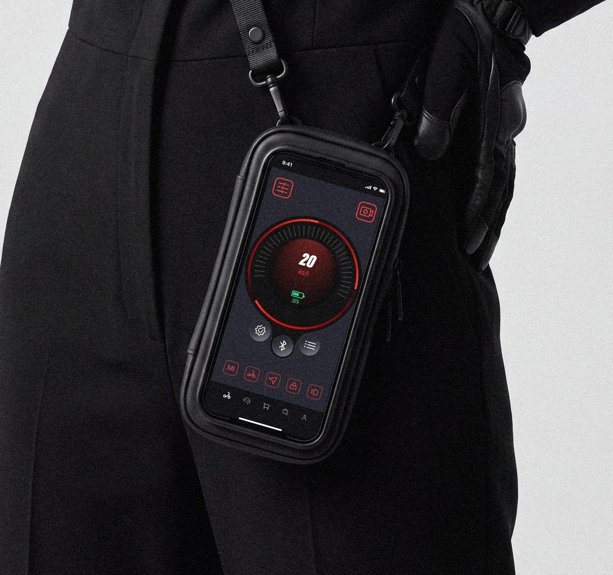 iScooter app and electric scooter