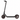 Electric scooter side view white background