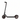 Electric scooter side view white background